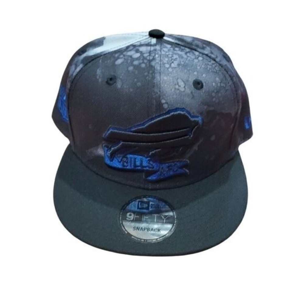 Buffalo Bills New Era 2022 NFL Ink Dye 9FIFTY Snapback Hat Cap Tie Crucial Catch